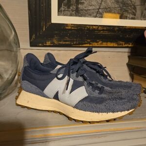 New Balance Navy Blue Sneakers with White 'N' Accent